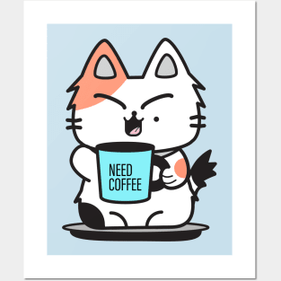 Coffee Cat Posters and Art